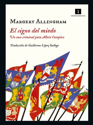 cover image of El signo del miedo